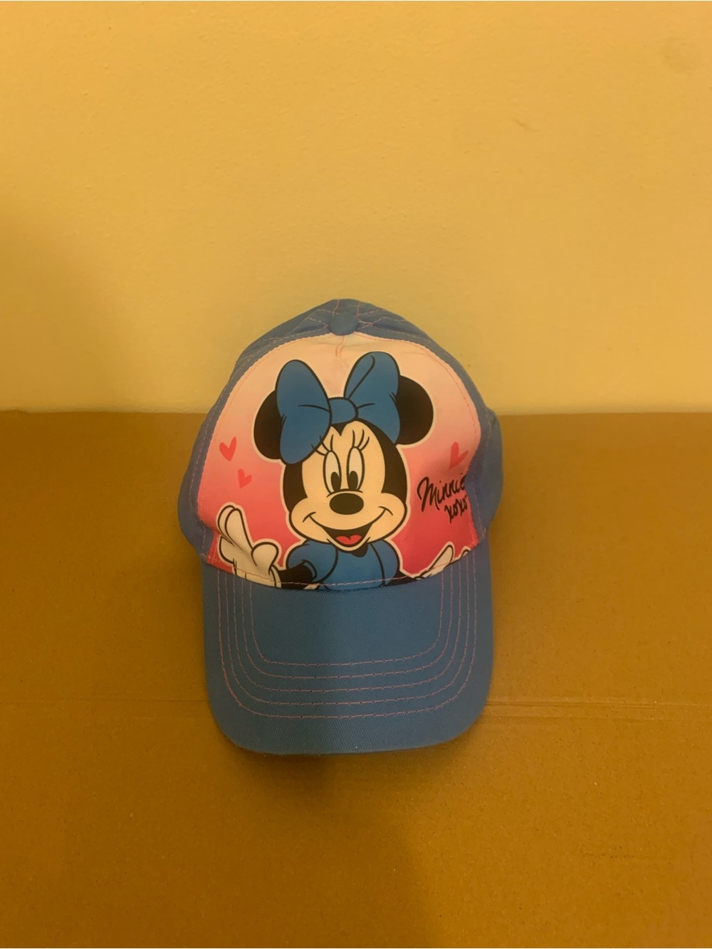 Disney Minnie Mouse Blue and Pink Hat
